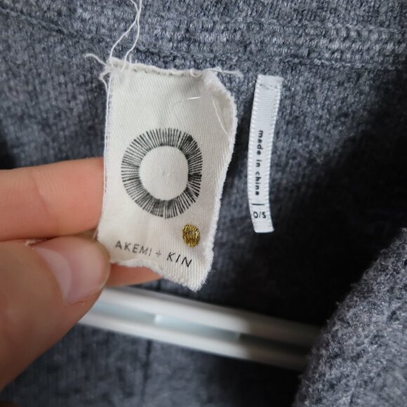 Anthropologie Gray Open-Front Cardigan - Picture 5 of 9